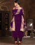 trendy purple modal butti designer party wear heavy salwar suit collection with purple santoon 13603-acy3691 Close-up View